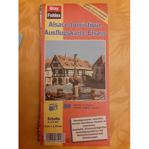 Carte Alsace Touristique Blay Foldex