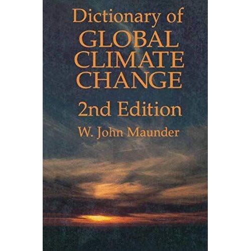Dictionary Of Global Climate Change
