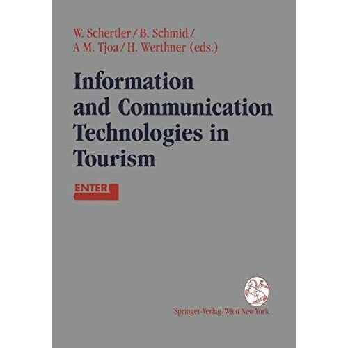 Information And Communication Technologies In Tourism
