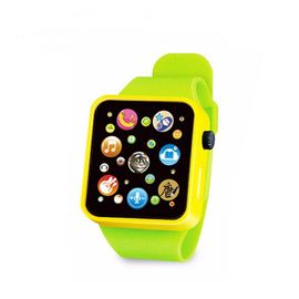Montre Connectée Pour L'Éducation Précoce, 1 Pièce, Écran Tactile 3d, Musique, Jouet, Montre-Bracelet Abs, Machine D'Apprentissage Pour Enfants