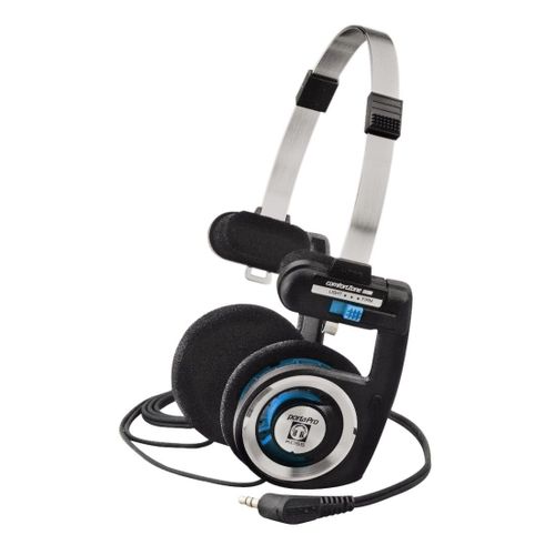 Koss PORTAPRO Casque portable Noir Argent stéréo