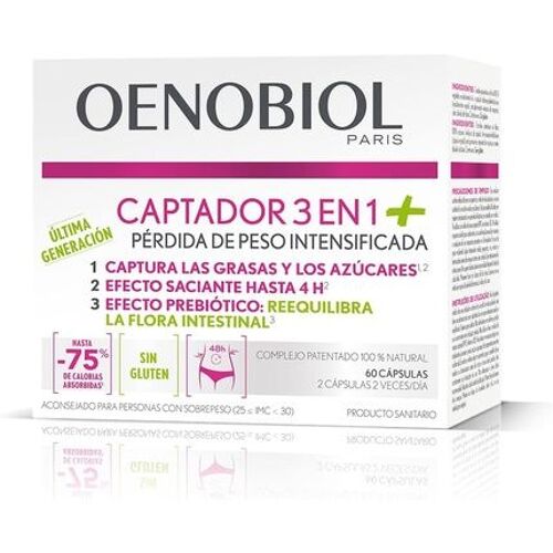 Oenobiol Captador 3 In 1 60 Capsules