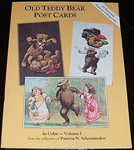 Old Teddy Bear Postcards In Color