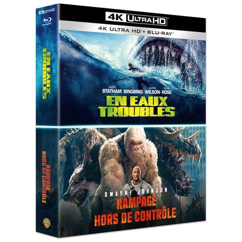 En Eaux Troubles + Rampage - Hors De Contrôle - 4k Ultra Hd + Blu-Ray