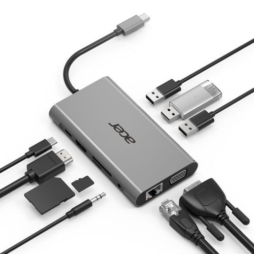Acer Hp.dscab.002 Station D'accueil Usb 3.2 Gen 1 (3.1 Gen 1) Type-c