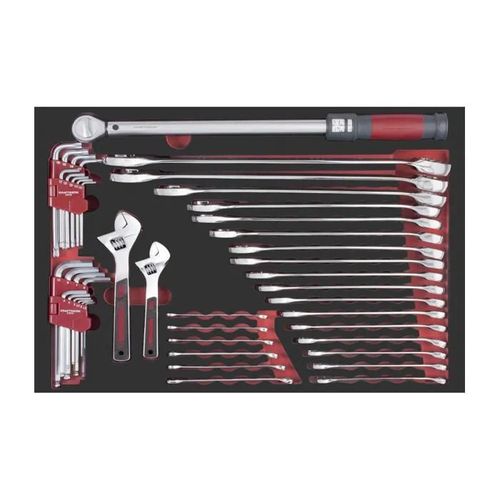 PRO LINE EVA Clés mixtes, clés dynamométriques 60x40 44 pcs 105.502.028