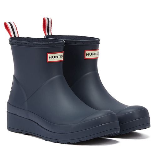 Hunter Original Play Short Bottes En Caoutchouc Bleues Pour Femmes