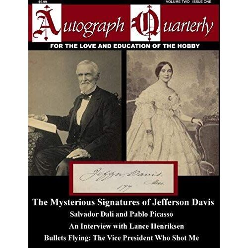 Autograph Quarterly Magazine Volume Two Issue One