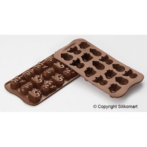 Moule Assortiment De 15 Chocolats Hiver