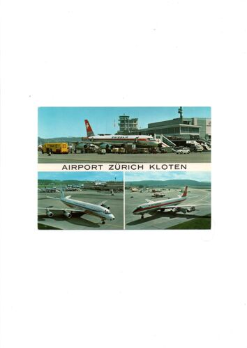 Aéroport De Zürich - Kloten : Swissair - Scandinavian Airways - Air Canada.