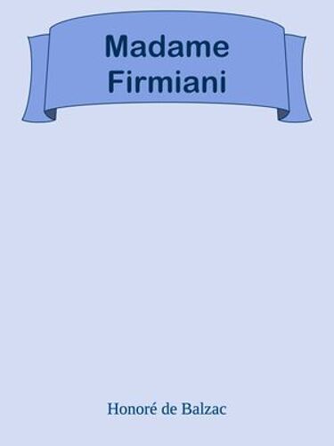 Madame Firmiani
