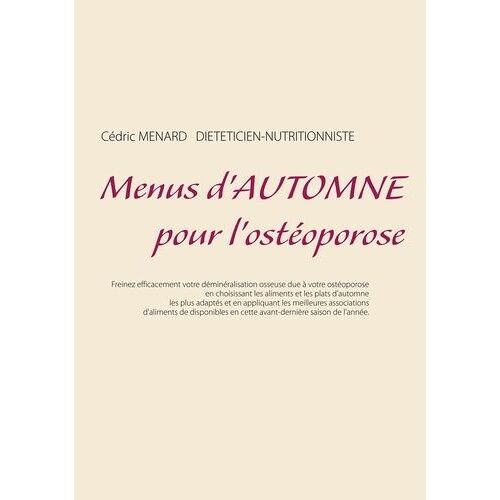 Menus D'automne Pour L'ostéoporose