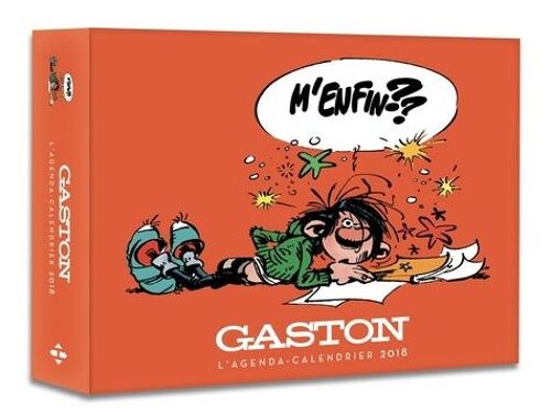L'agenda-Calendrier Gaston Lagaffe - Edition 2018