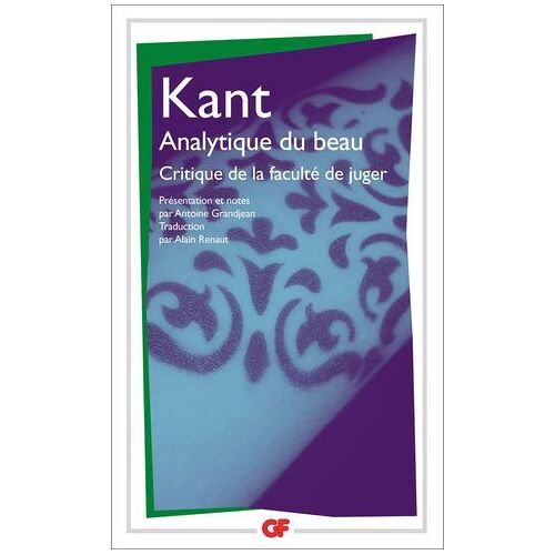 Analytique Du Beau