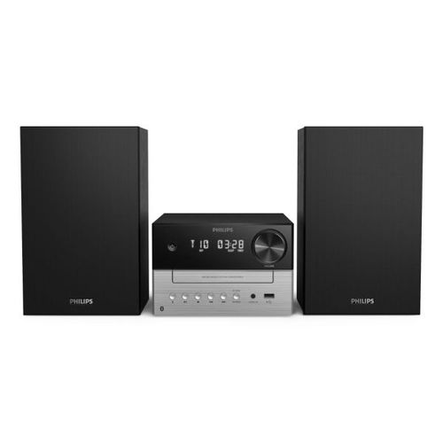 Philips TAM3205M2/77 ensemble audio pour la maison Système micro audio domestique 20 W Noir, Argent