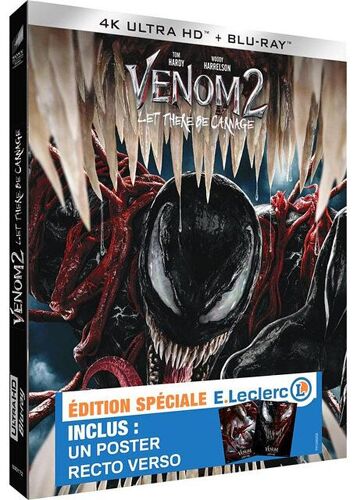 Venom 2 : Let There Be Carnage - Édition Spéciale E.Leclerc - 4k Ultra Hd + Blu-Ray