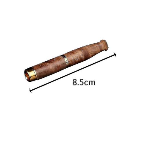 Porte-cigarette en bois d'acajou fait à la main Porte-cigarette en bois vintage pour cigarette standard 2 Pcs