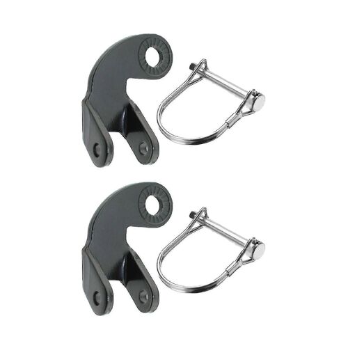 2pcs / Set Cyclisme 135 Degrés Bicycle Trailer Hitch Coupleur Pièces De Rechange