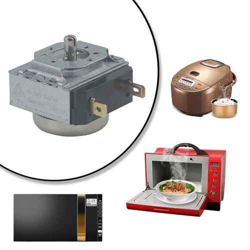 Pour Contrôleur De Temps Minuterie Interrupteur 60 Minutes 60m Arbre Rond Pour Four À Micro-Ondes