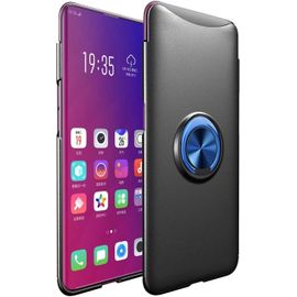 Compatible Avec Xiaomi Redmi 9 Activ Coque, 360 Degres Protection Bumper + Verre Trempé, Coque Avec Anneau Support Cover Skin Cases Housse Etui Protector-Bleu Noir
