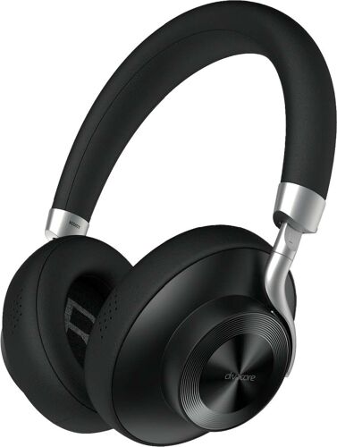 Casque Audio Sans Fil Divacore Addict - Réduction de bruit adaptative - 36DB - 50 Heures de Liberté - Alu/Métal - Connectez 2 appareils - Noir