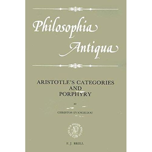 Aristotle's Categories And Porphyry