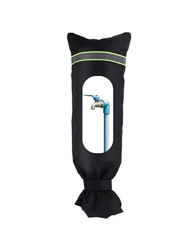1Pcs Grand Housses de Robinet Extérieur,Protection Robinet Extérieur Couvercle de Robinet d'hiver avec bande réfléchissante