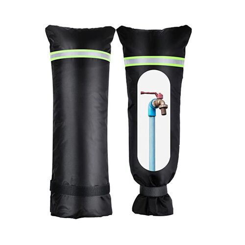 2Pc Grand Housses antigel réfléchissantes pour robinet d'extérieur,Réutilisable,imperméables,antigel,Protégez votre robinet en hive