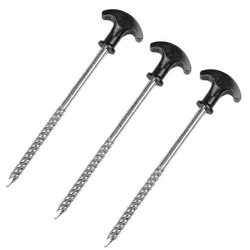 Piquets De Camping Antirouille, Piquets À Vis De Camping, Tente À Sol Dur Et Piquets D'auvent, Pour Tente Pour Jardin, Camping, Tentes De Camping Camp En Plein Air 4pcs