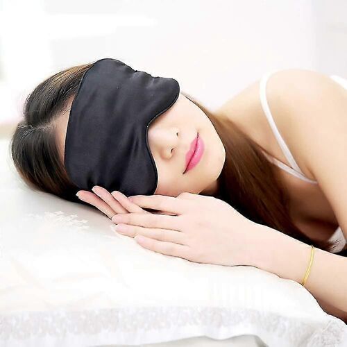 Masque De Sommeil En Soie Ultra Doux, Masque Oculaire Contournant Réglable 