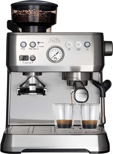 Solis Grind & Infuse Perfetta 1019 Machine Expresso et Cappuccino Acier Inoxydable