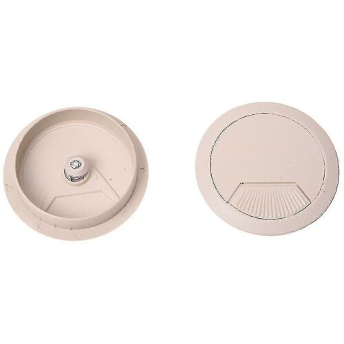 70mm Dia Round Grommet Cable Hole Covers Compatible avec le bureau d'ordinateur 5 Pcs