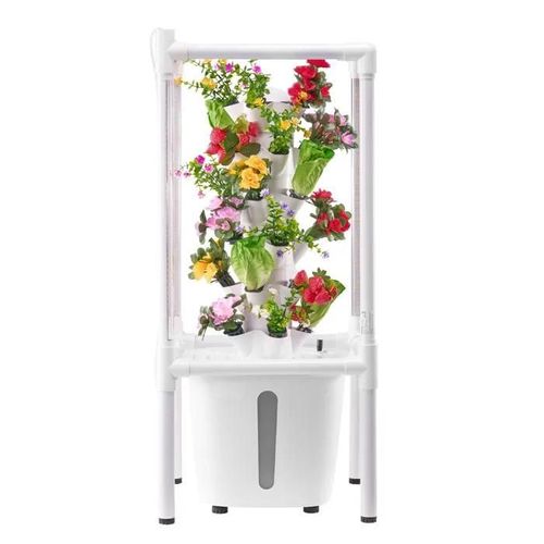 Système de Culture Hydroponique-Duoku-avec Lampe de Croissance-30 Emplacements et 6 Niveaux-Jardin Vertical pour la Maison