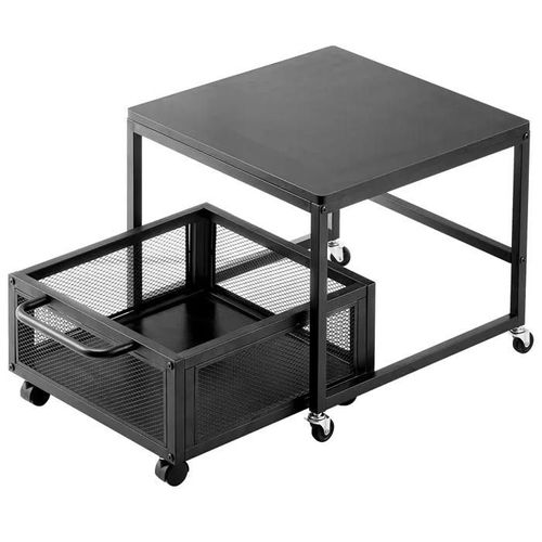 Support de Mini-réfrigérateur-Duoku-Capacité 198 lb-avec Chariot de Rangement Mobile et Roulettes Pivotantes