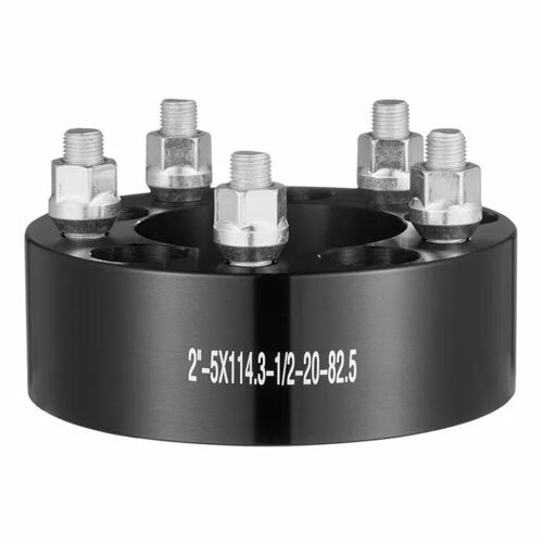 Entretoises De Roue 2" 5x4.5"-Duoku-Adaptateurs Forgés À 5 Écrous-82,5 Mm-Goujons 1/2"-20-Pour Jeep Et Ford-4 Pièces-Noir