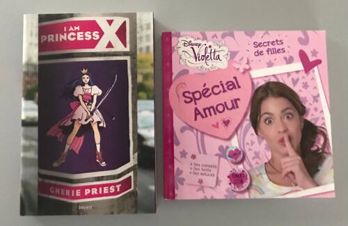 Lot De 2 Livres : I Am Princess X / Violetta - Secrets De Filles Spécial Amour