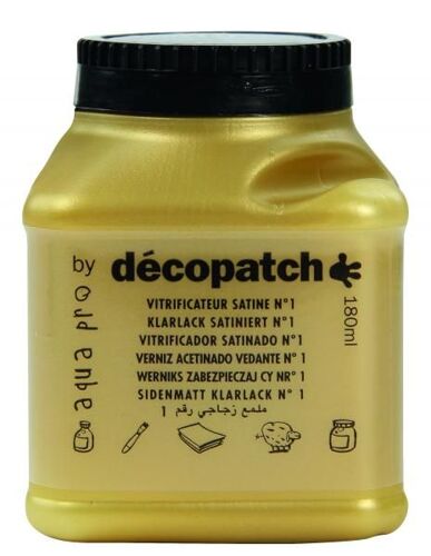 Decopatch Vitri Satiné 180ml Fr/D/Es/Pt/Pl/Se/Ar
