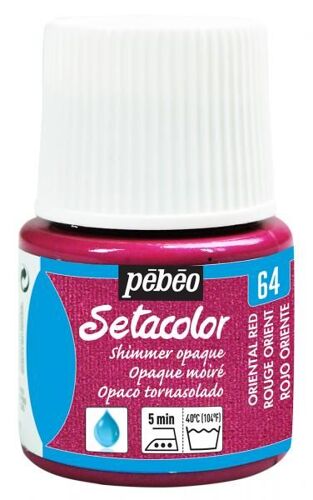 Peinture Setacolor Moire Rouge