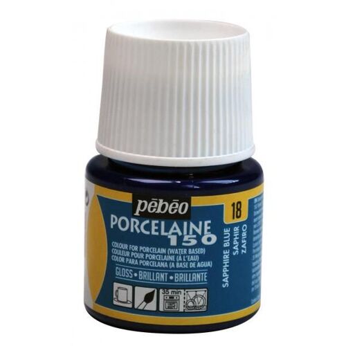 Peinture Porcelaine 150 45ml Saphir