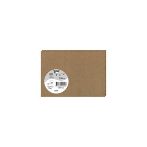 Clairefontaine Pollen Simple Cards - 110 X 155 Mm - 200 G/M² - 25 Carte(S) Cartes