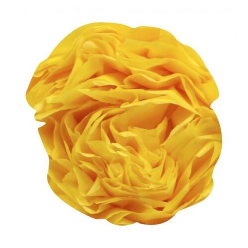 8 Feuilles Papier De Soie Jaune 0,75 X 0