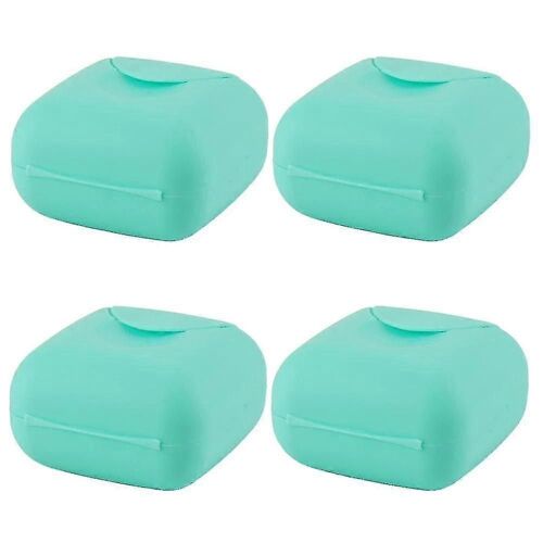 4 Pcs Portable Candy Color Soap Container Case Box Holder Organizer Pour La Maison, La Salle De Bain, La Randonnée, Les Voyages, Le Camping Et D'autres Activités De Plein Air