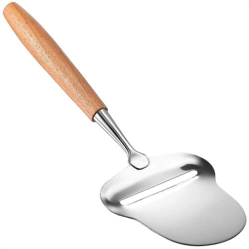 Trancheuse À Fromage Spatule En Acier Inoxydable - Trancheuses À Fromage Pour Planche À Trancheuse À Fromage En Bloc - Trancheuse À Fromage À Manche En Bois