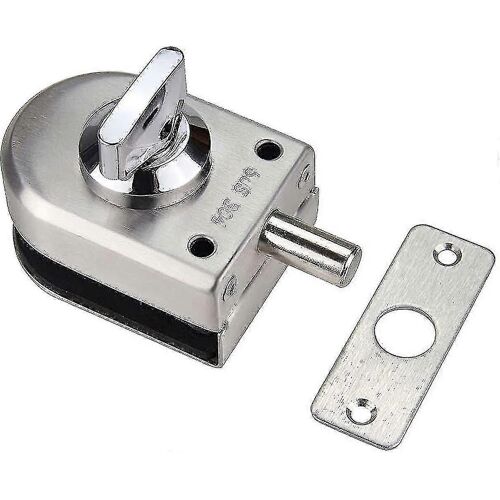 Serrure de porte en verre en acier inoxydable Serrure de verrouillage de plancher Verrou serrure au sol pour salle de bain Toilettes Portes en verre