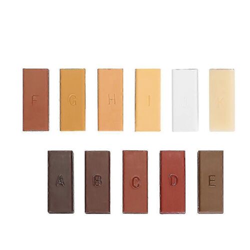 Kit de réparation stratifié Système de cire Plan de travail Boîtier robuste Éclats Rayures Réparation d'outils de réparation H