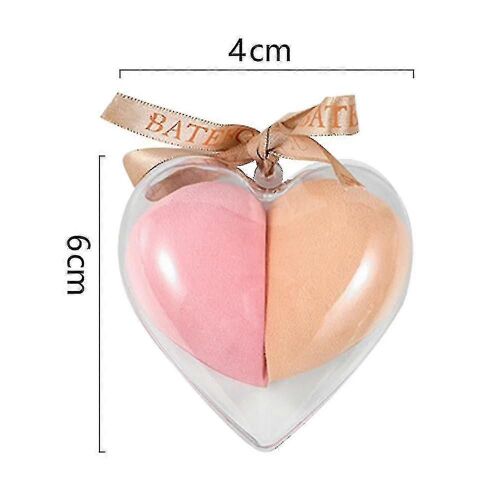 Éponge De Maquillage En Forme De Coeur Puff Outils De Maquillage Professionnels Humides Et Secs 