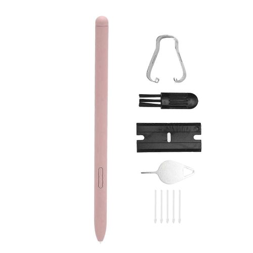Pour Tab S6 Lite Stylus Stylet Stylo Intelligent en Plastique Durable de Taille Précise Très Sensible avec 5 Embouts pour SM P610 SM P615 Tablette Rose