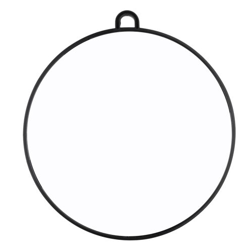 Miroir Compact Grand Miroir Rond En Verre De Maquillage Pour Sac À Main, Grande Taille De Voyage, Cadeau De Noël, Diamètres 27cm 
