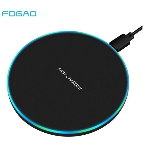 Chargeur sans fil rapide FDGAO 10 W pour Samsung Galaxy S9/S9 + S8 S7 Note 9 S7 Edge USB Qi chargeur pour iPhone XS Max XR X 8 Plus