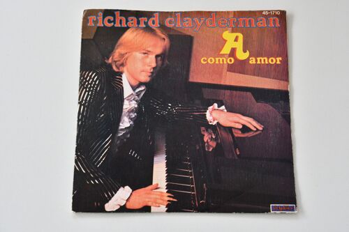 Richard Clayderman - 45 Tours - A Como Amor (Importation Espagnole)
